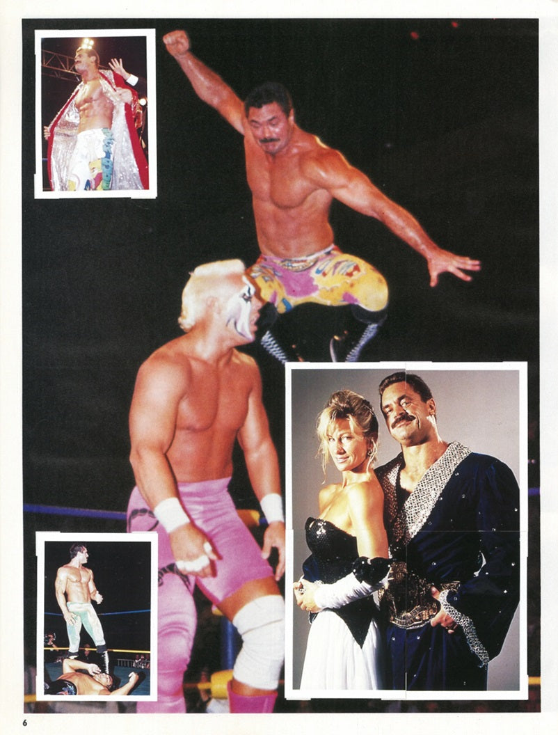 WCW Stickers Album 1992 UK Exclusive Stickers Album PW Catalog