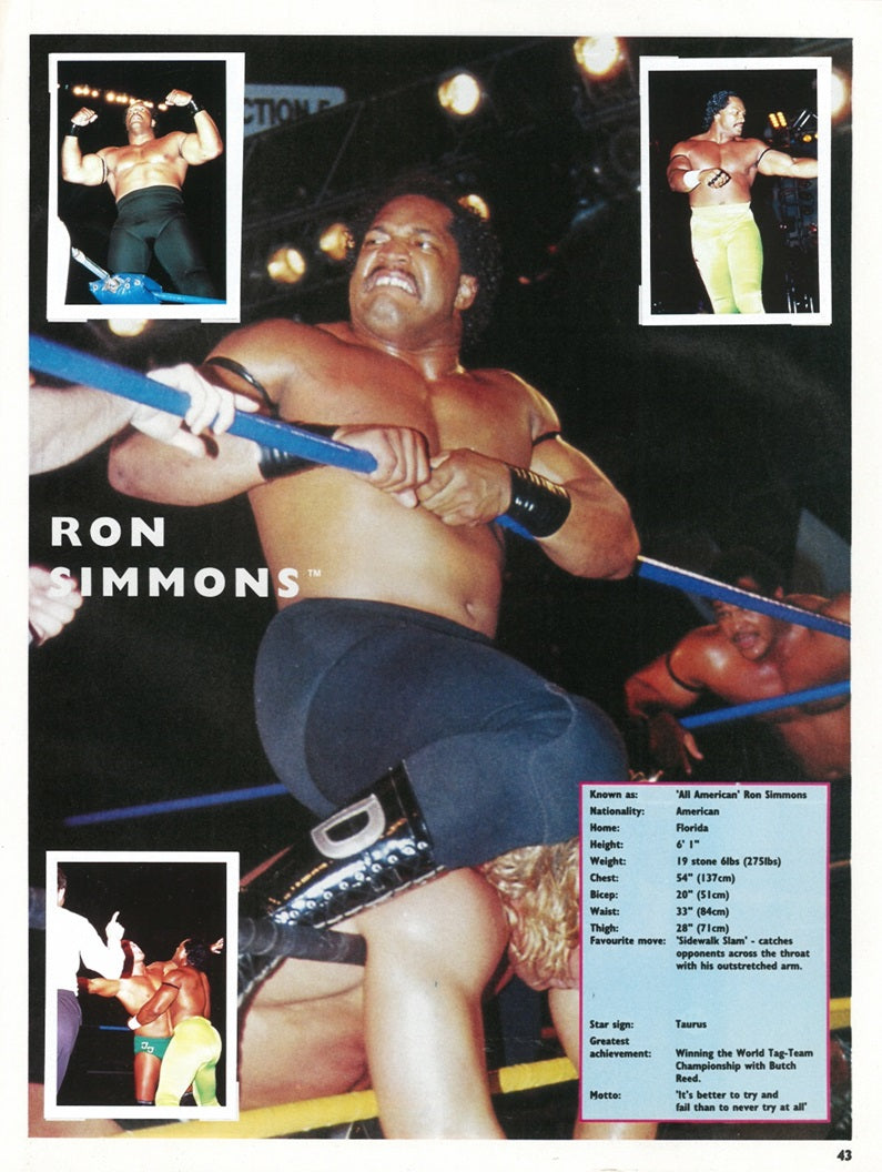 WCW Stickers Album 1992 UK Exclusive Stickers Album PW Catalog