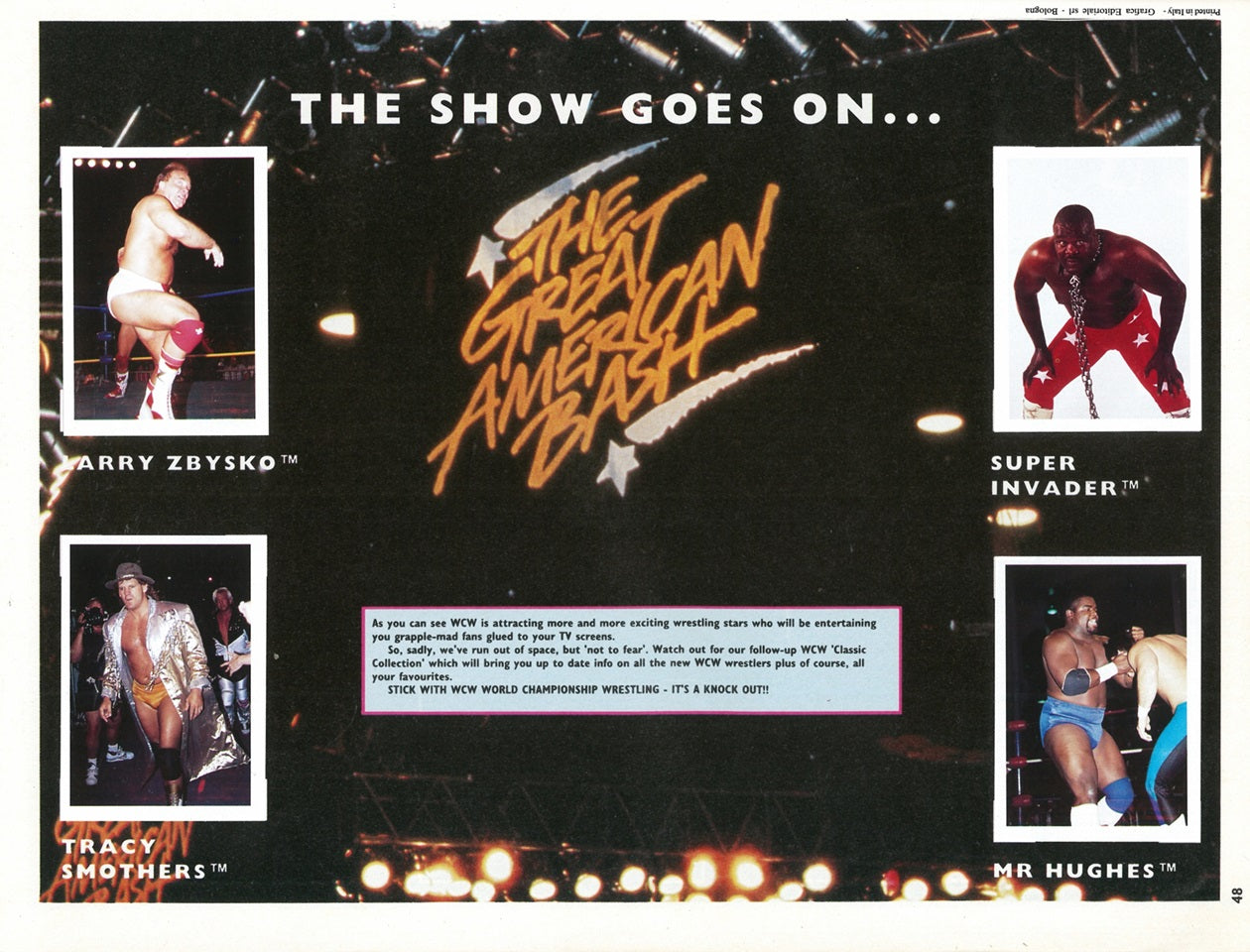 WCW Stickers Album 1992 UK Exclusive Stickers Album PW Catalog