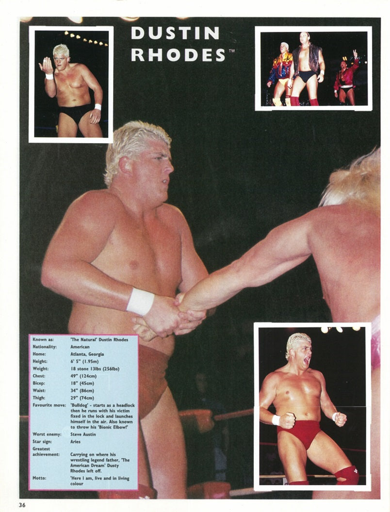 WCW Stickers Album 1992 UK Exclusive Stickers Album PW Catalog