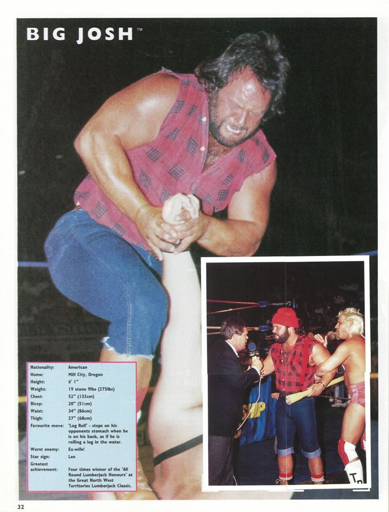 WCW Stickers Album 1992 UK Exclusive Stickers Album PW Catalog