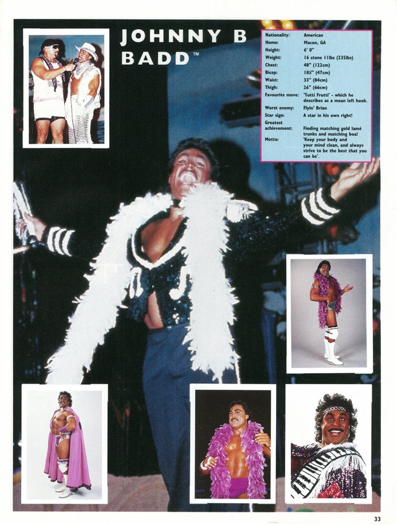 WCW Stickers Album 1992 UK Exclusive Stickers Album PW Catalog