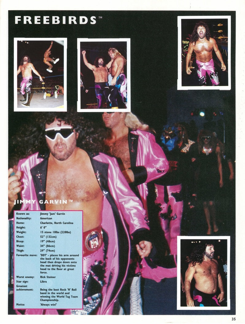 WCW Stickers Album 1992 UK Exclusive Stickers Album PW Catalog