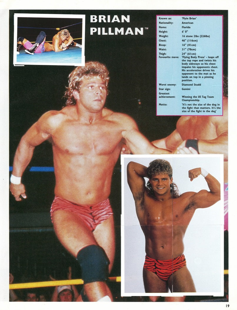 WCW Stickers Album 1992 UK Exclusive Stickers Album PW Catalog