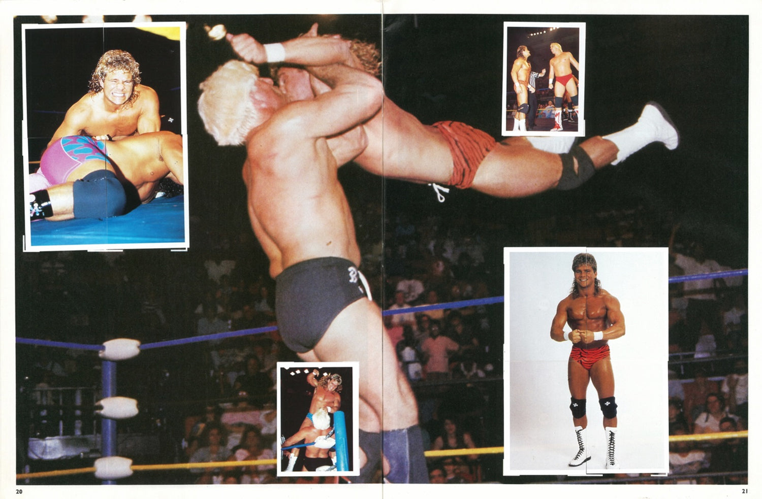 WCW Stickers Album 1992 UK Exclusive Stickers Album PW Catalog