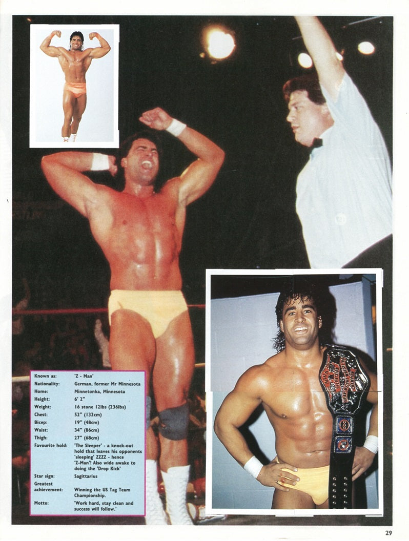 WCW Stickers Album 1992 UK Exclusive Stickers Album PW Catalog