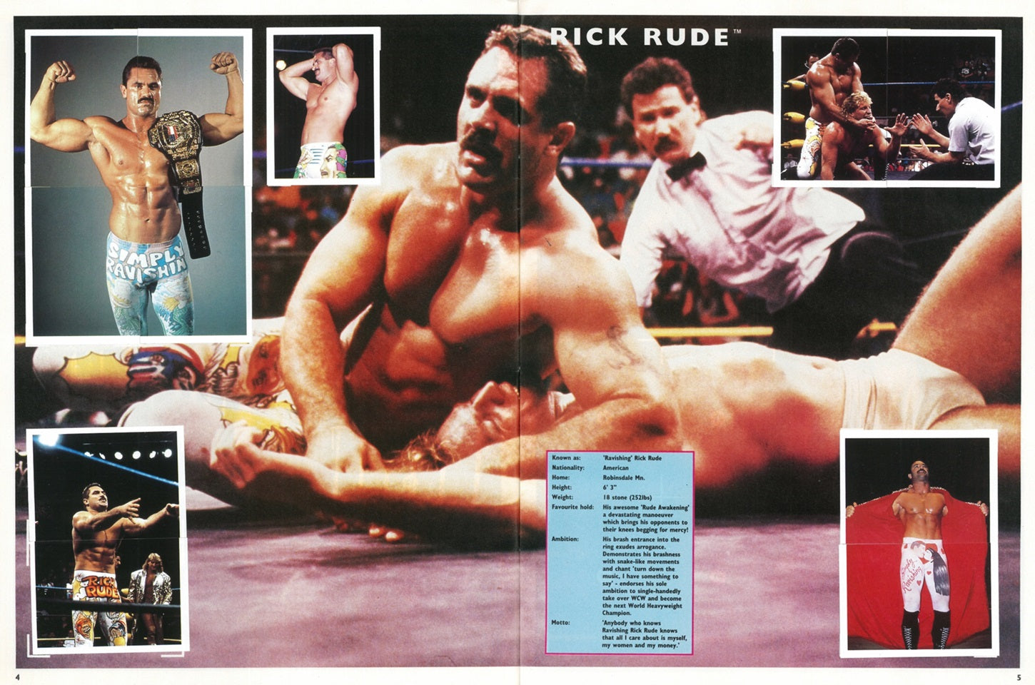 WCW Stickers Album 1992 UK Exclusive Stickers Album PW Catalog