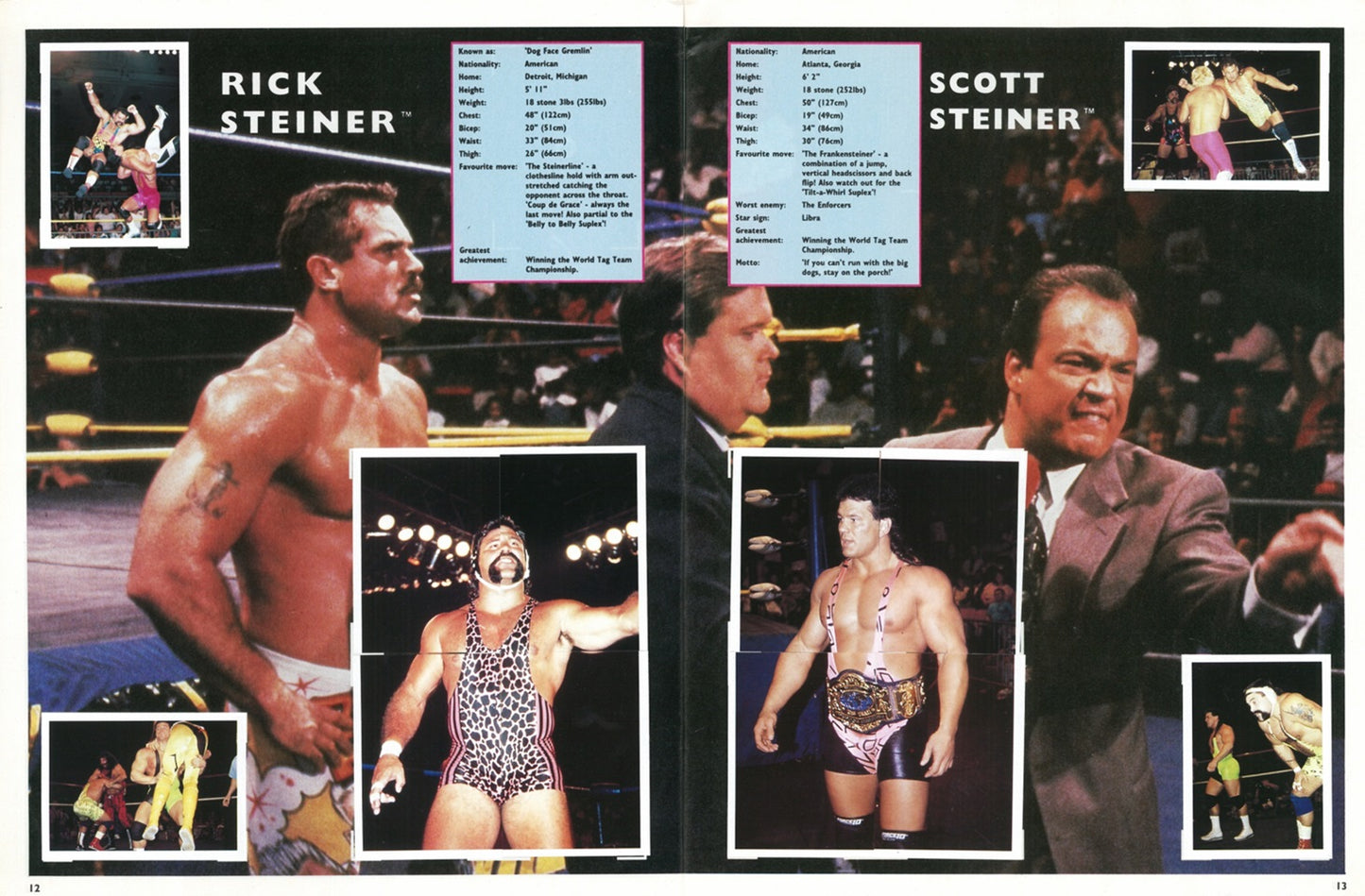 WCW Stickers Album 1992 UK Exclusive Stickers Album PW Catalog