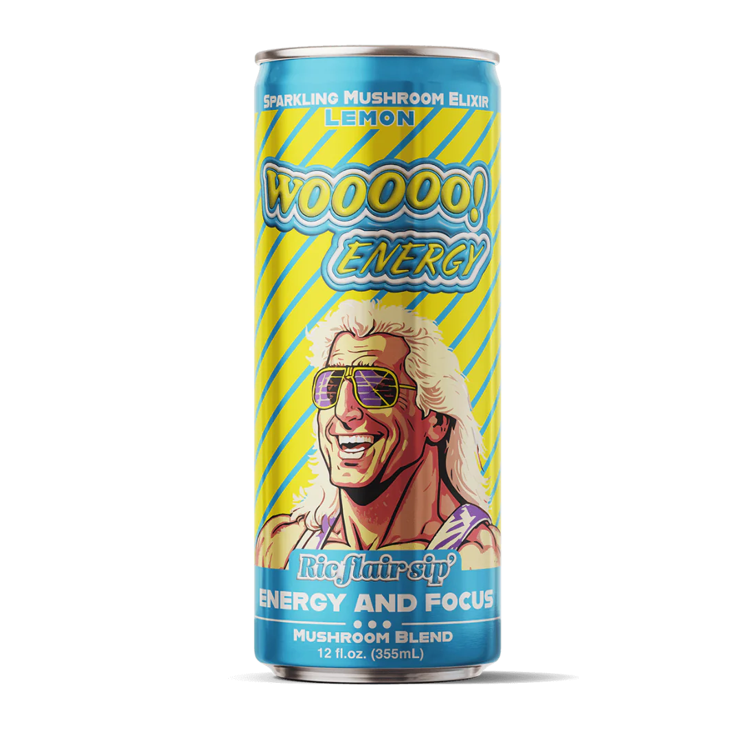 Ric Flair Woo energy Sparkling Mushroom Lemon