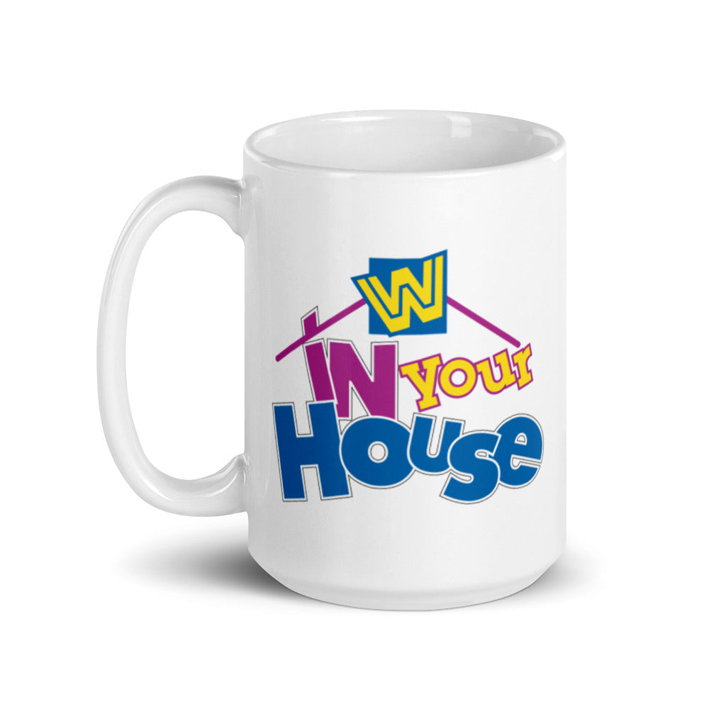 WWE In Your House Retro Logo 15 oz. Mug