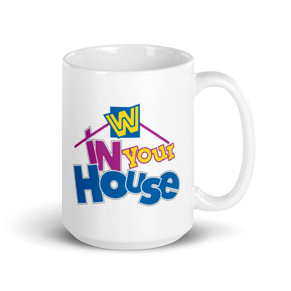 WWE In Your House Retro Logo 15 oz. Mug