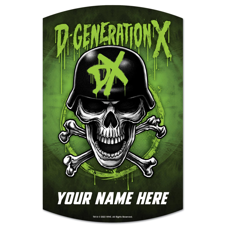 WinCraft D-Generation X 11'' x 17'' Personalized Wood Sign Home Decor PWcatalog