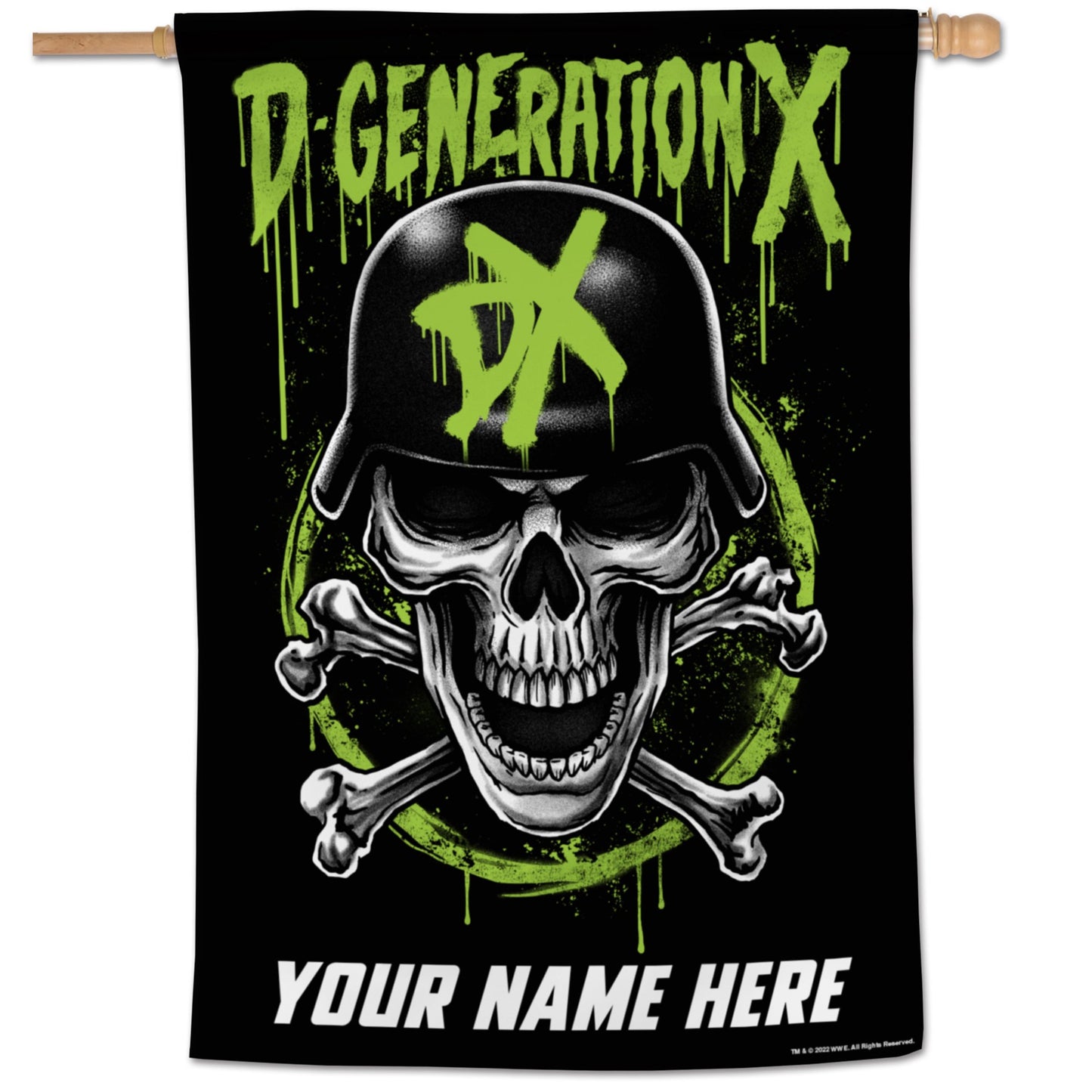 WinCraft D-Generation X 27'' x 37'' One-Sided Personalized Vertical Banner