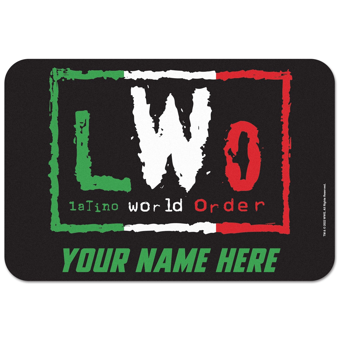 WinCraft Eddie Guerrero 20'' x 30'' Personalized Floor Mat