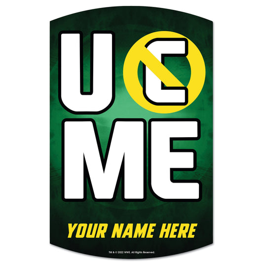 WinCraft John Cena 11'' x 17'' Personalized Wood Sign