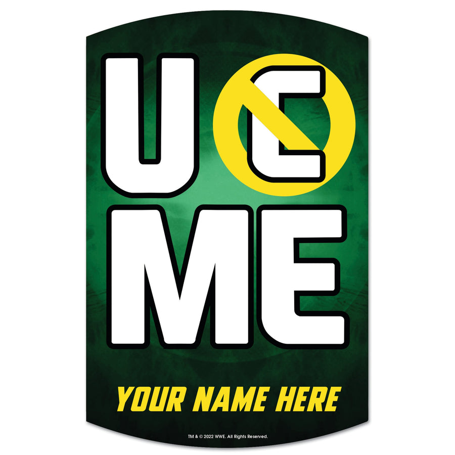 WinCraft John Cena 11'' x 17'' Personalized Wood Sign