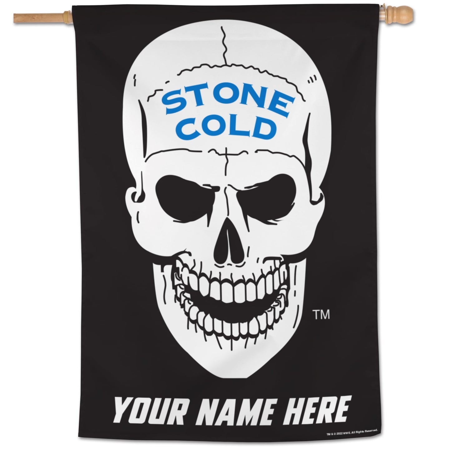 WinCraft "Stone Cold" Steve Austin 27'' x 37'' One-Sided Personalized Vertical Banner