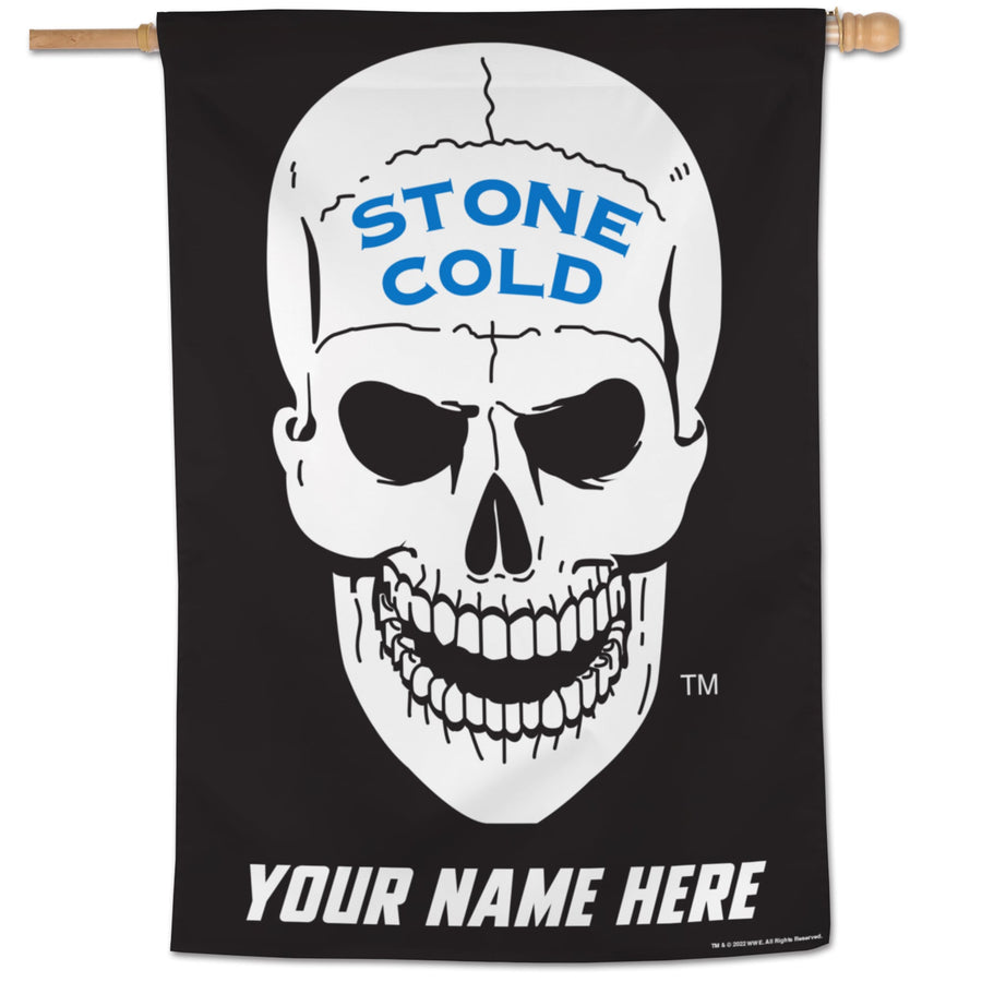 WinCraft "Stone Cold" Steve Austin 27'' x 37'' One-Sided Personalized Vertical Banner