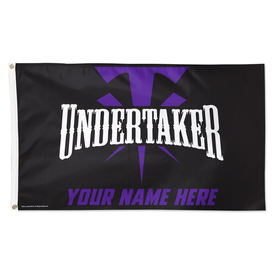 WinCraft The Undertaker 3' x 5' One-Sided Deluxe Personalized Flag