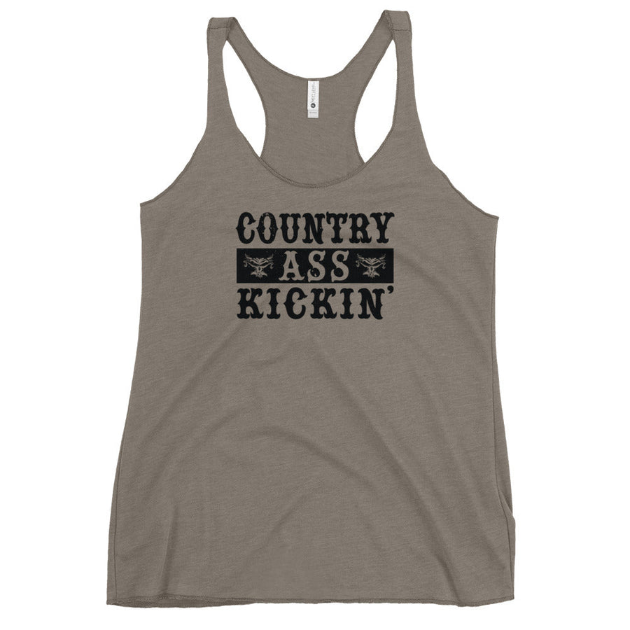 Brock Lesnar "Country Ass Kickin'" Women's Racerback Tank Top