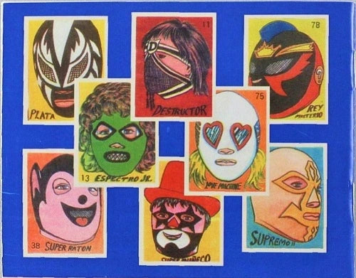Lucha Libre Mini Stickers Album 1989 From Mexico Stickers Album PW Catalog