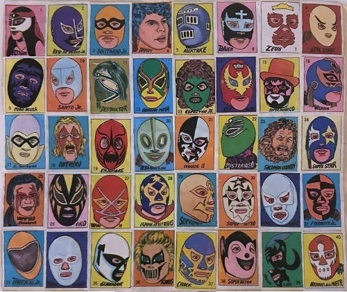 Lucha Libre Mini Stickers Album 1989 From Mexico Stickers Album PW Catalog