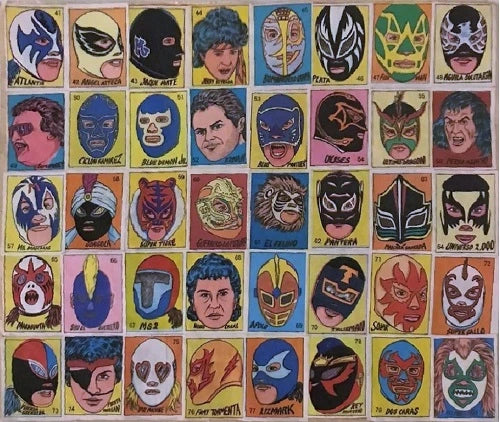 Lucha Libre Mini Stickers Album 1989 From Mexico Stickers Album PW Catalog