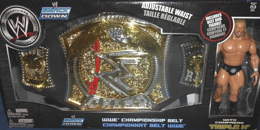 2009 WWE Jakks Pacific WWE Championship Belt [With Triple H] Action & Toy Figures PWcatalog