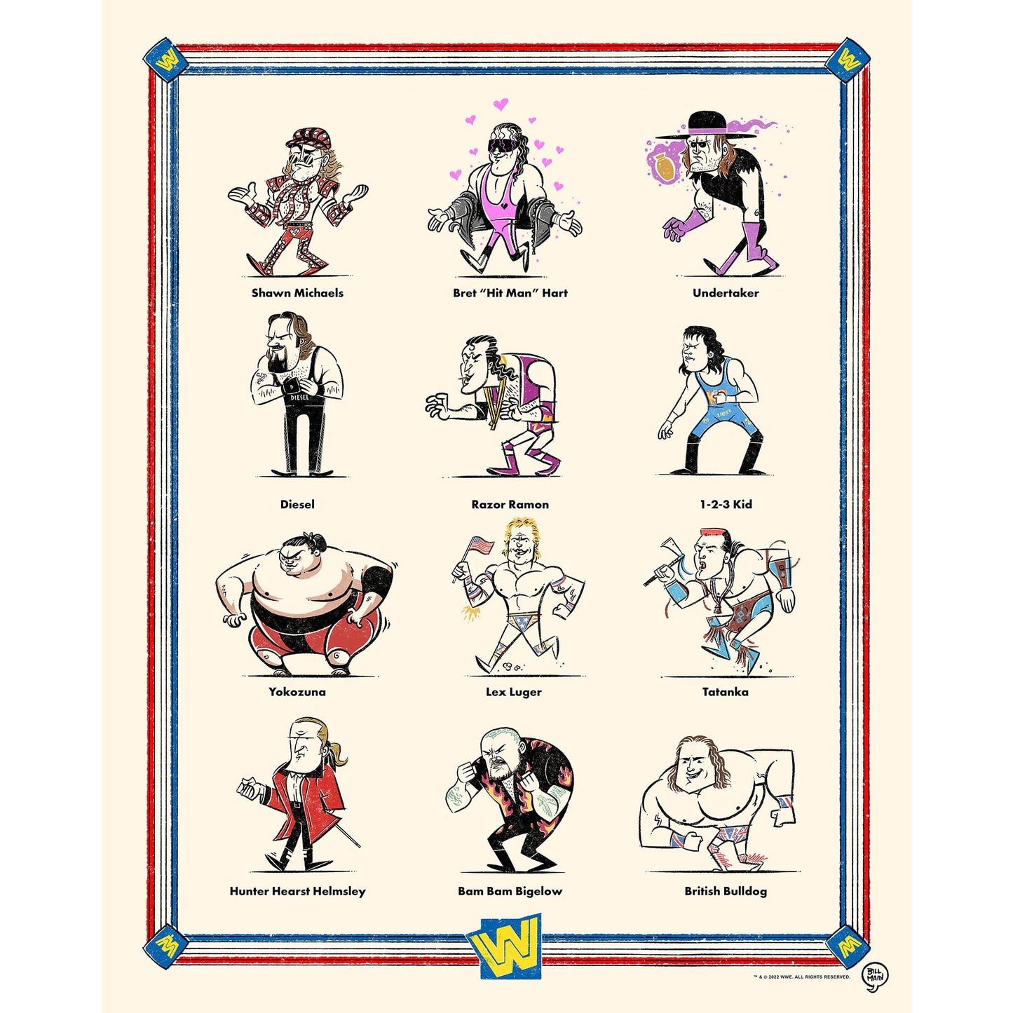 WWE Unsigned 16'' x 20'' New Generation Bill Main Photograph