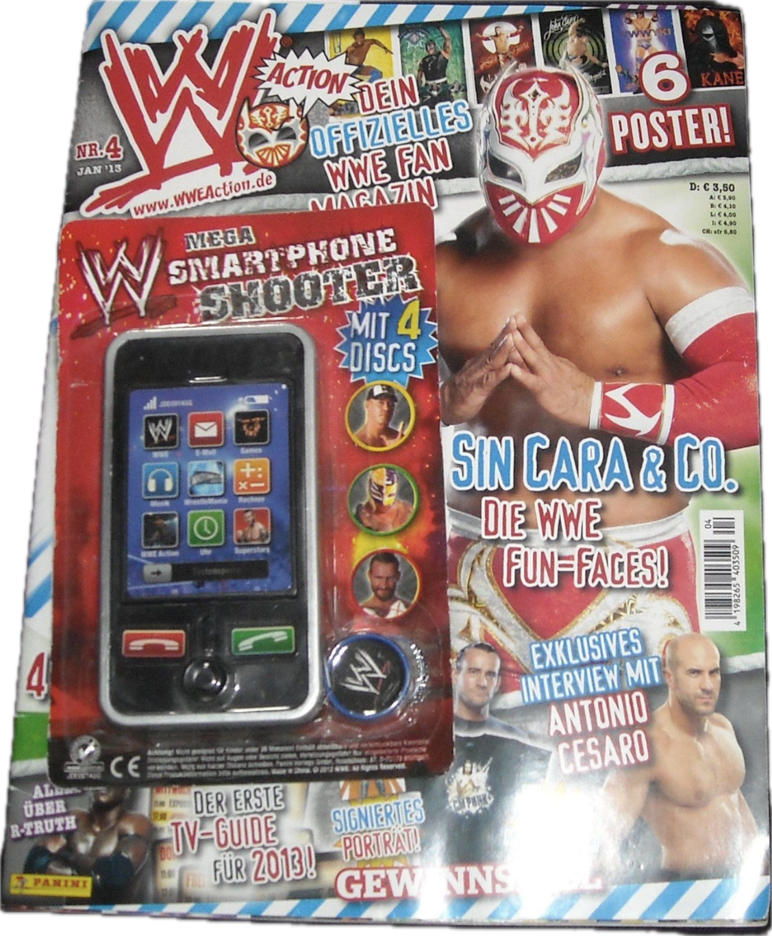 WWE Action no 4 From Germany 2013 January Magazine PWcatalog