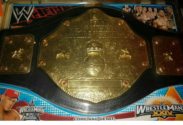 WWE World Heavyweight Championship foam belt by Jakks Pacific John Cena PWcatalog