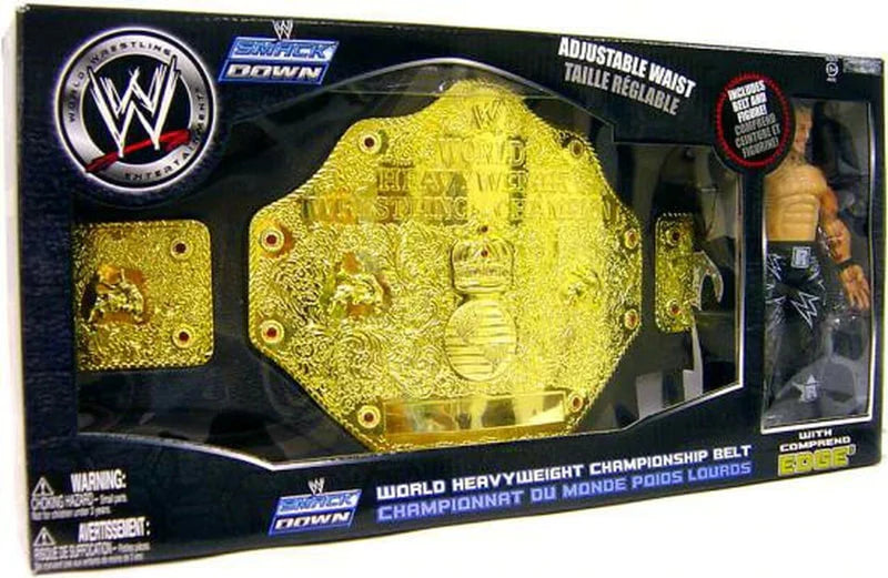 2008 WWE Jakks Pacific World Heavyweight Championship Belt [With Edge] Action & Toy Figures PWcatalog