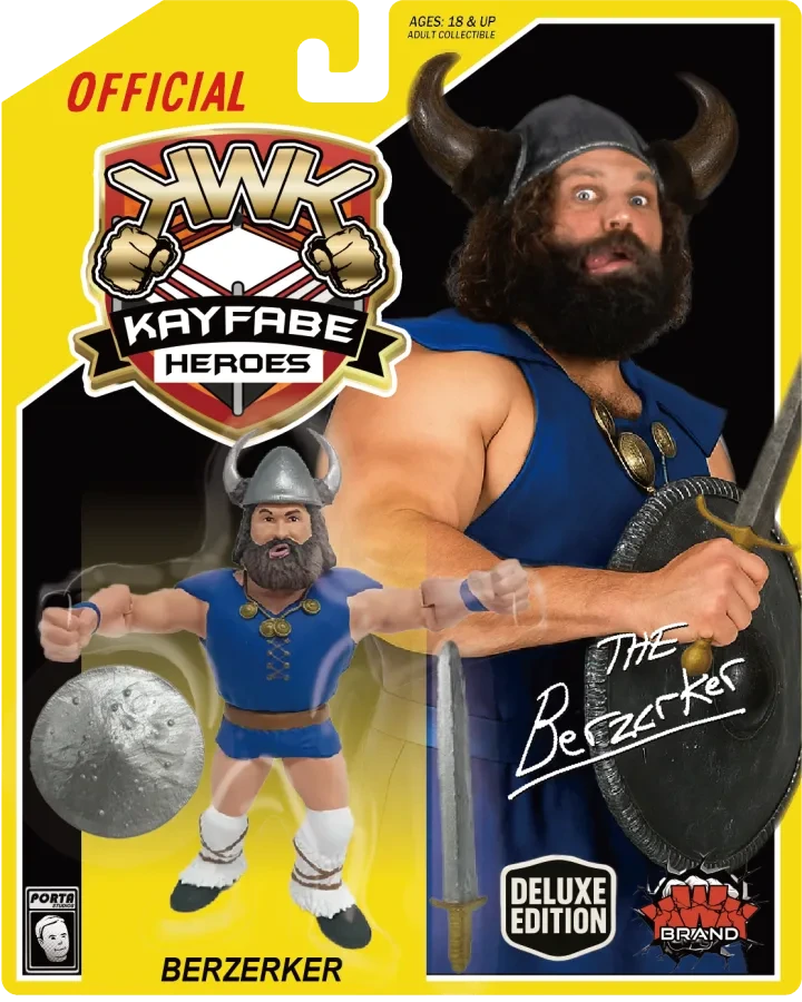 KWK Kayfabe Heroes Berzerker [Yellow Card Variant] PW Catalog