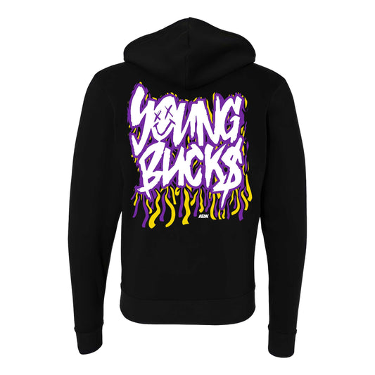 Young Bucks The Party's Back in LA Full-Zip Hoodie Hoodies PW Catalog