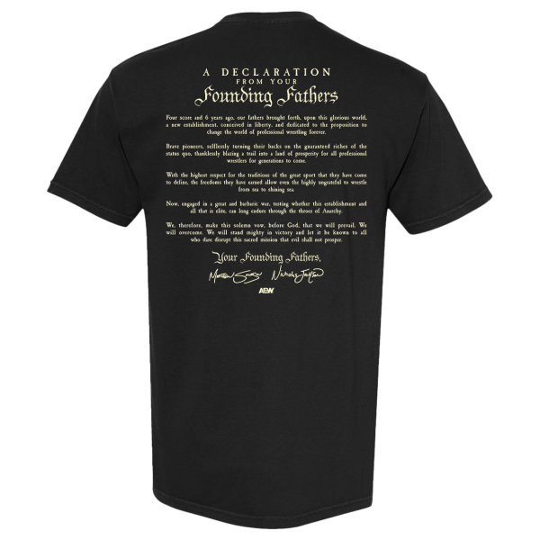 Young Bucks A Declaration T-Shirt T-Shirt PW Catalog