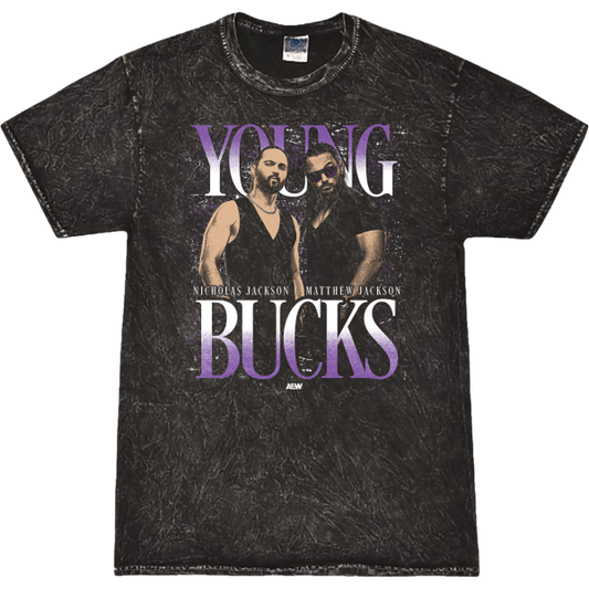 Young Bucks Nicholas & Matthew Mineral Wash T-Shirt T-Shirt PW Catalog