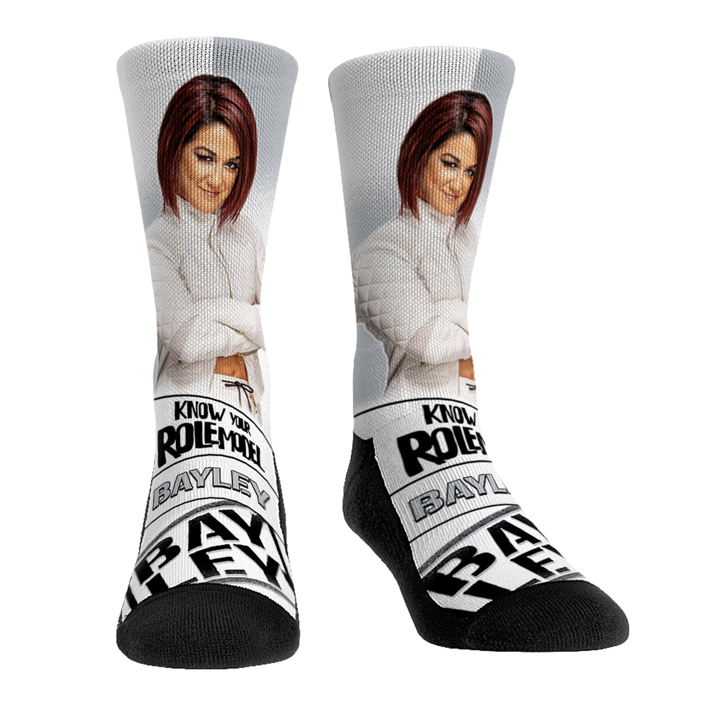 Youth Rock Em Socks Bayley Stare Down Crew Socks
