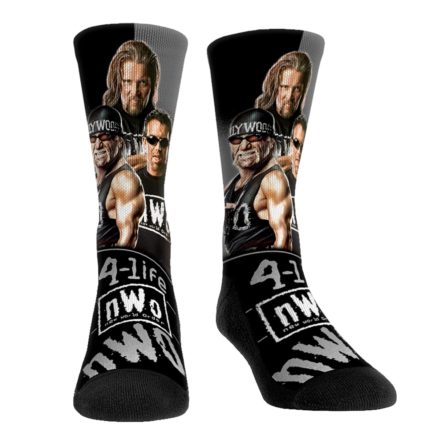 Youth Rock Em Socks nWo Stare Down Crew Socks