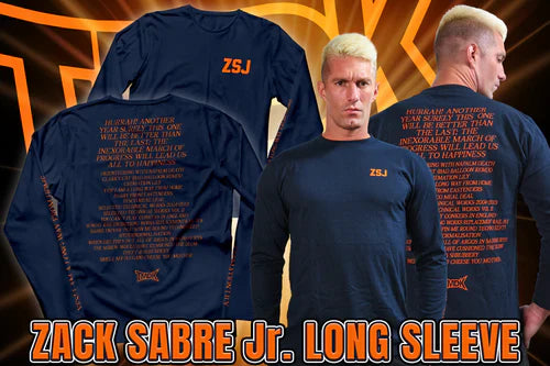 Zack Sabre Jr - Long Sleeve Shirt 2024 T-Shirt PW Catalog