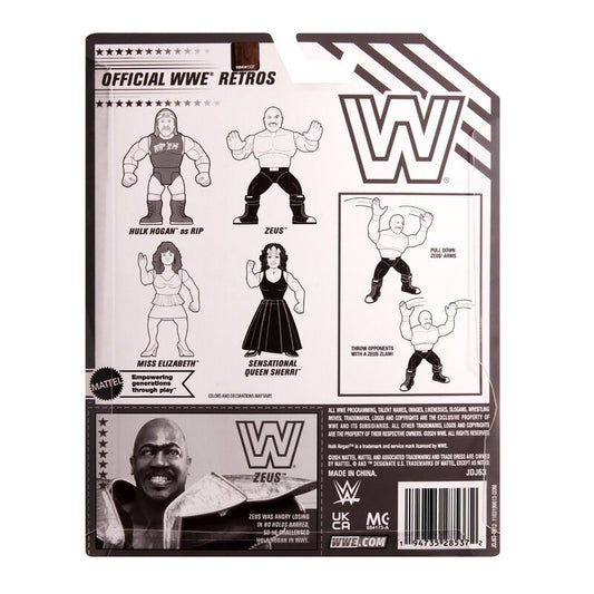 WWE Mattel Retro Wave 7 Zeus Action & Toy Figures PWcatalog