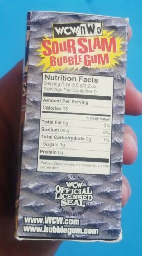 WCW SOUR-SLAM #4 Bret Hart, Lex Luger & Ric Flair 1999 Amurol Bubble Gum - image 2