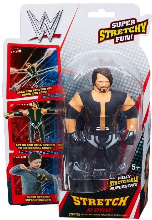 WWE Character Options Mini Stretch Wrestlers 2 Stretch AJ Styles [Exclusive]