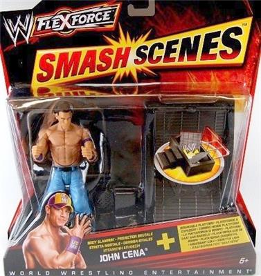 WWE Mattel Flex Force Smash Scenes Body Slammin' John Cena