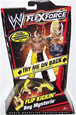 WWE Mattel Flex Force 1 Flip Kickin' Rey Mysterio [Exclusive] Action & Toy Figures PWcatalog