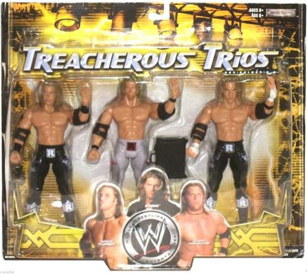 WWE Jakks Pacific Treacherous Trios 8 Zack Ryder, Edge & Curt Hawkins