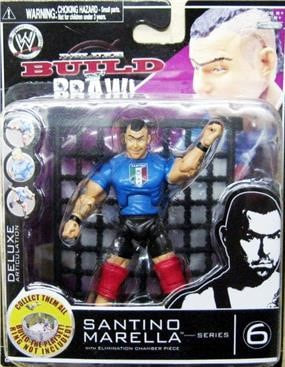 WWE Jakks Pacific Deluxe Build 'N' Brawl 6 Santino Marella