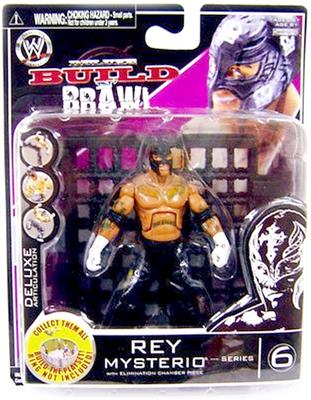 WWE Jakks Pacific Deluxe Build 'N' Brawl 6 Rey Mysterio