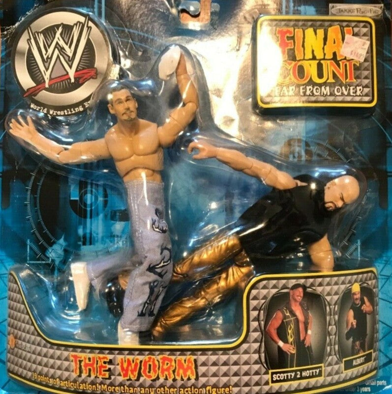 2002 WWE Jakks Pacific Final Count Series 4 "The Worm": Scotty 2 Hotty & Albert