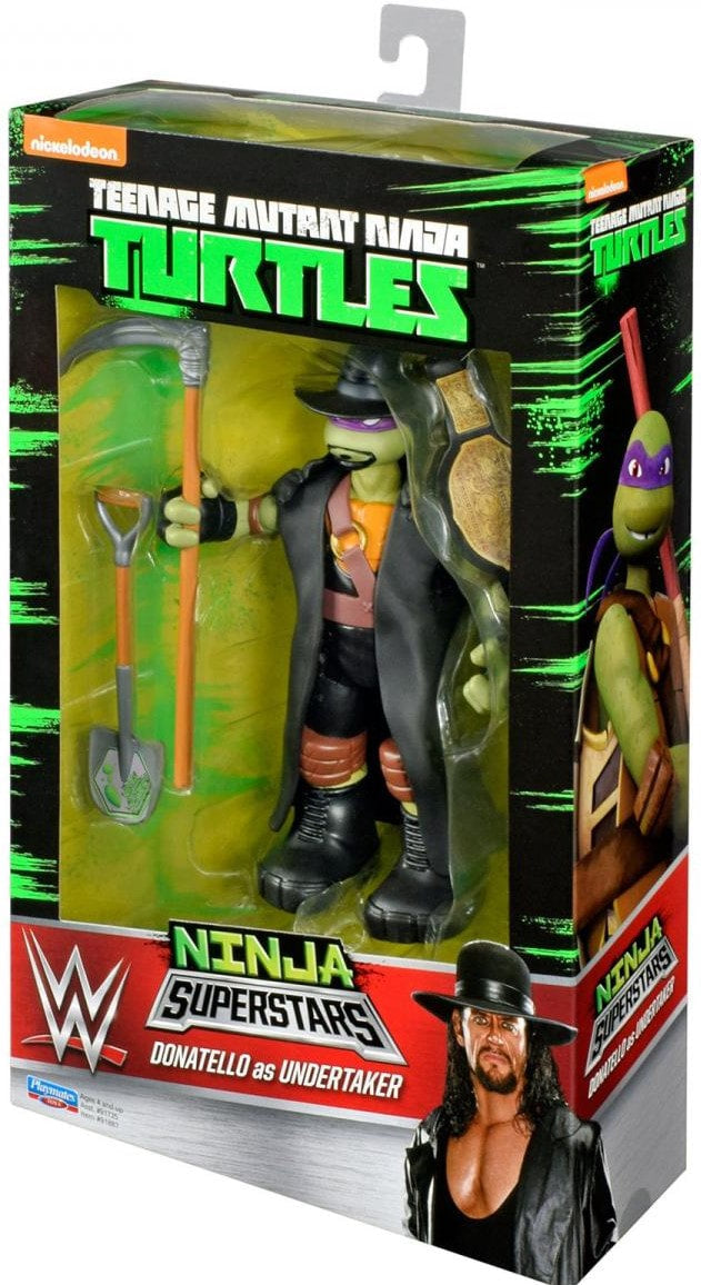 WWE Playmates Toys Teenage Mutant Ninja Turtles WWE Ninja Superstars 1 Donatello as Undertaker