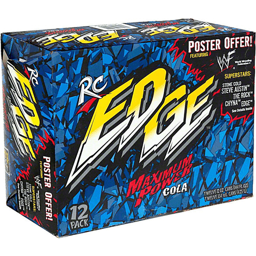 WWF RC Cola Edge Soda Edge 1999